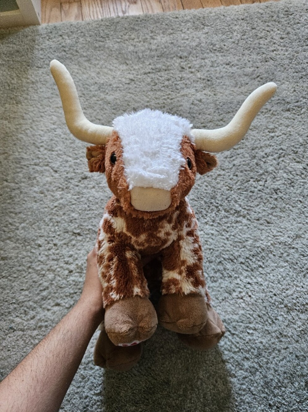 Build-a-Bear Longhorn Cow Stuffie